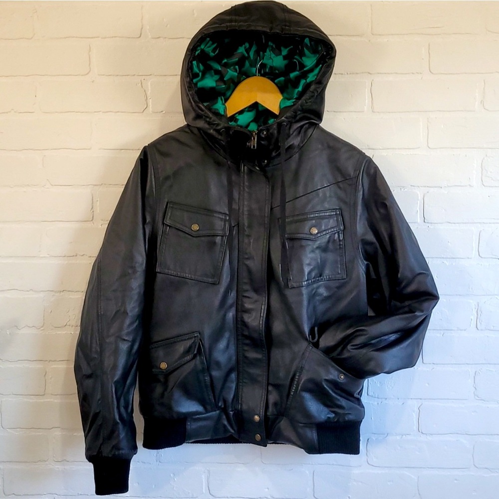Nikita genuine leather bomber jacket
